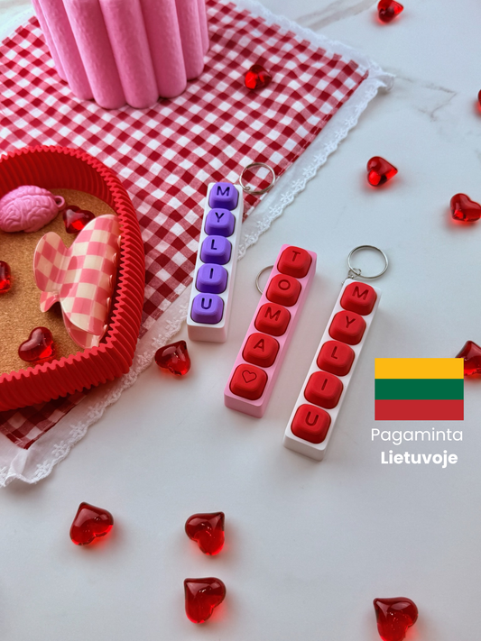 Personalizuotas fidget pakabukas - žaislas